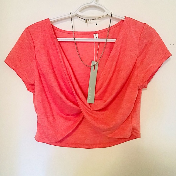 Pink crop top - Picture 1 of 2